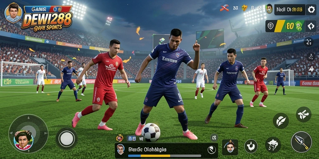 Gameplay menarik dari DEWI288 menunjukkan kompetisi seru olahraga.