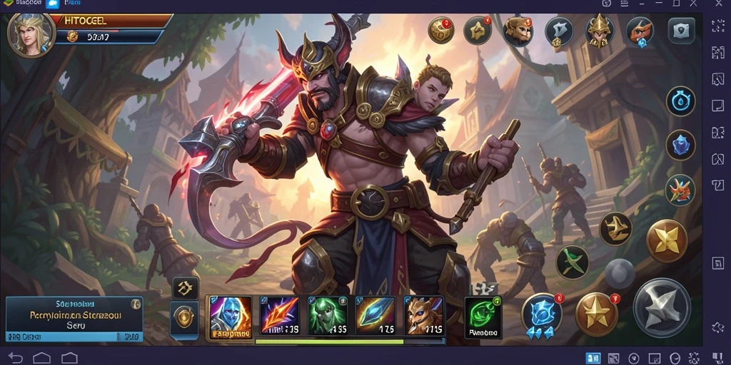 Tampilan game SLG HITOGEL dengan strategi mendalam dan grafis menarik.