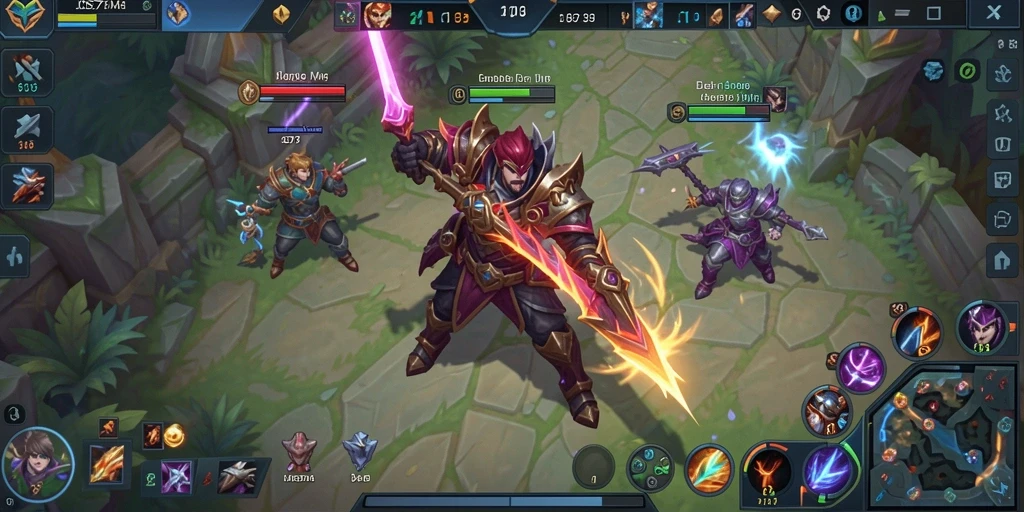 Screenshot gameplay JOS77 yang menunjukkan aksi tempur seru.