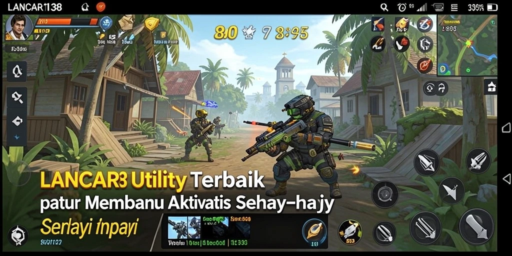 Tampilan antarmuka aplikasi LANCAR138 yang modern dan intuitif.