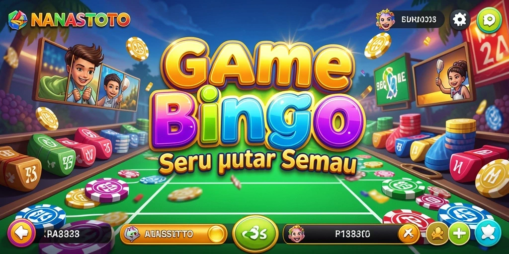 Tampilan gameplay Bingo yang seru dan interaktif.