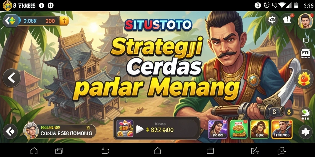 Tampilan gameplay strategis yang menantang di SITUSTOTO.
