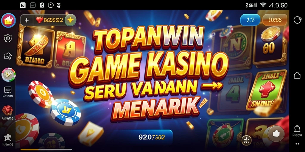 Tampilan menarik dengan gameplay seru di TOPANWIN.